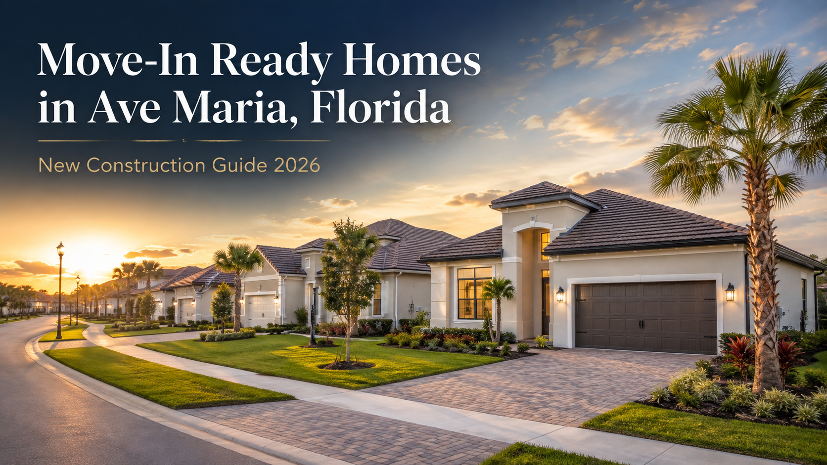 move in ready homes ave maria fl